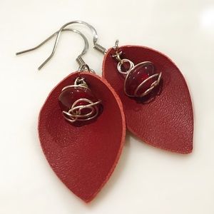 Genuine Leather Earrings